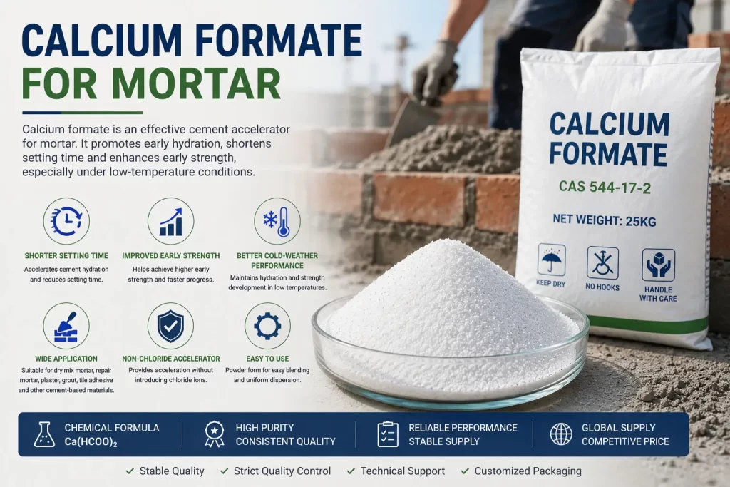 Calcium Formate for Mortar Calcium Formate for Mortar