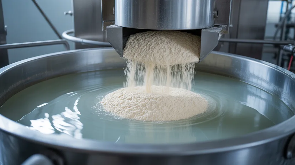 Sodium carbonate being incorporated into a textile processing bath