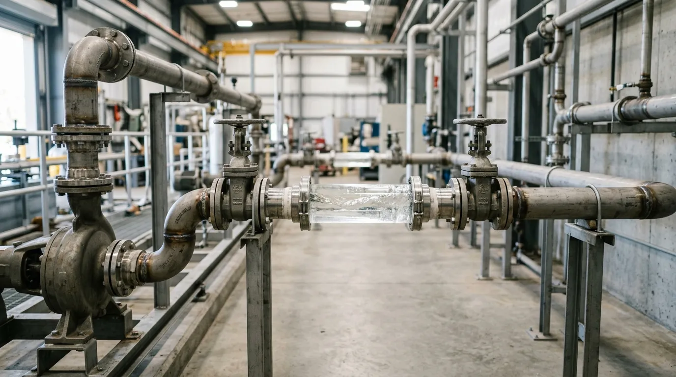 Unbranded pump and pipework used for transferring aqueous brine