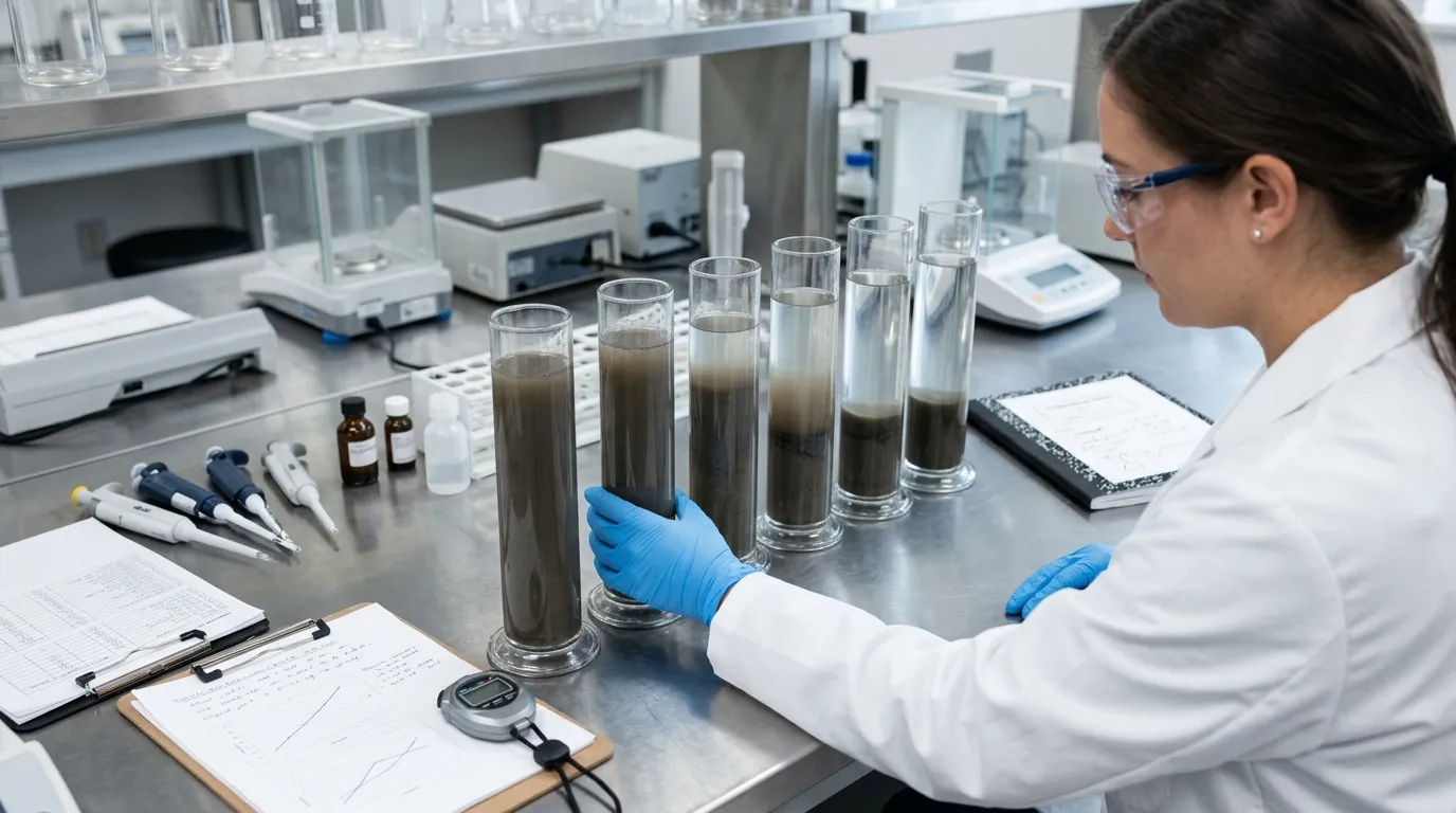 Unlabeled tailings test samples beside technical documents for evaluation